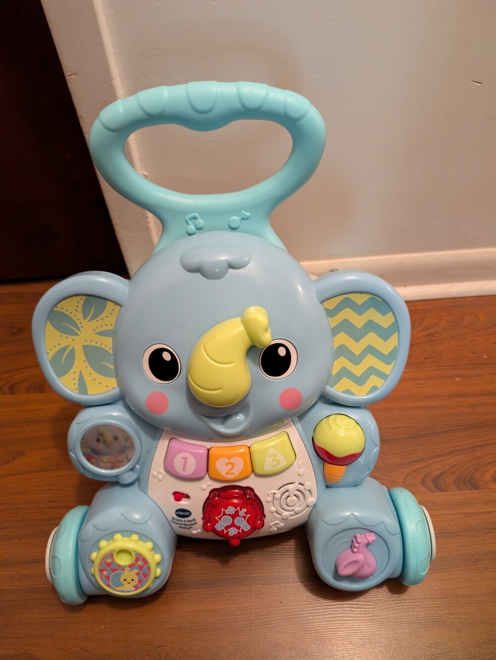 VTech Toddle & Stroll Musical Elephant Walker Used